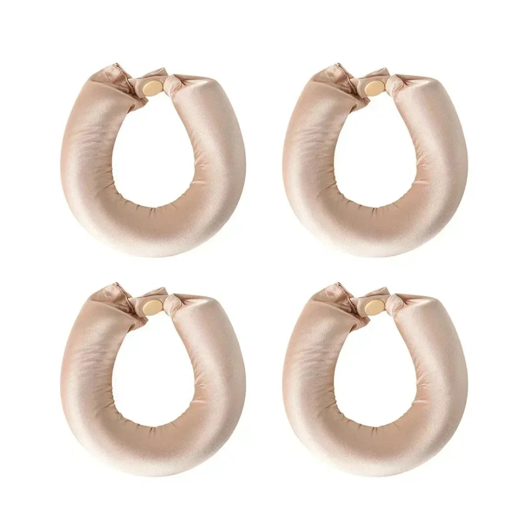 Faixa de cabelo com modelador de cachos sem calor