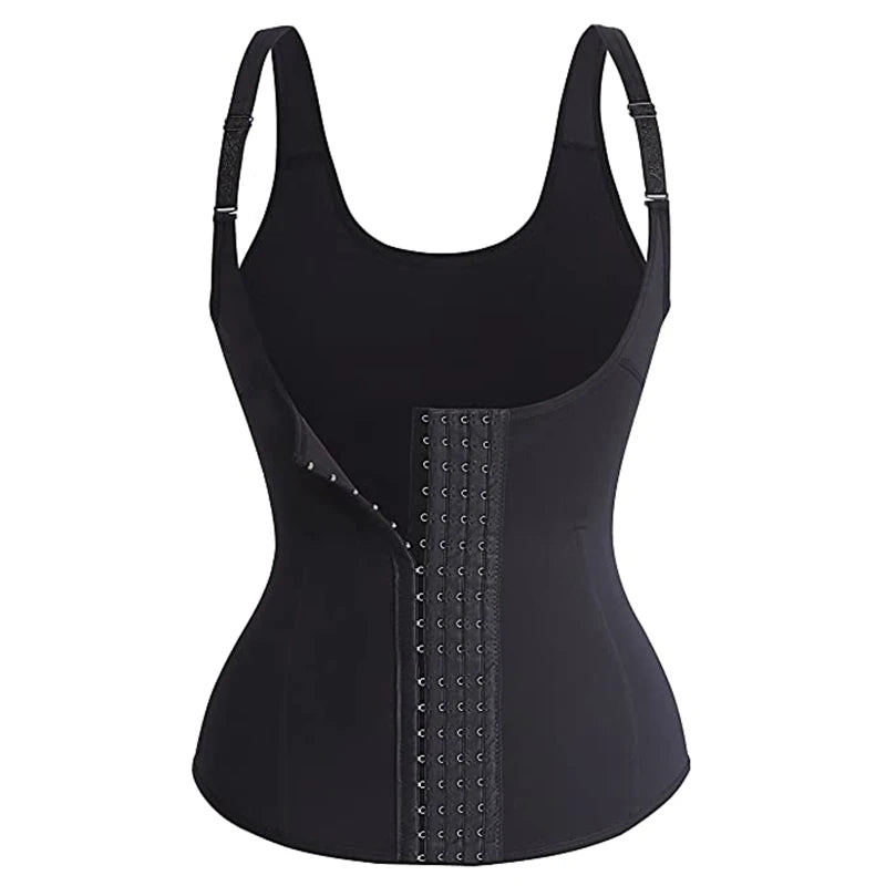 Cinta térmica de treino Slimming Corset for Weight Loss Body Shaper Sauna Suit Compression Shirt Belly Girdle Tops Shapewear 1PC