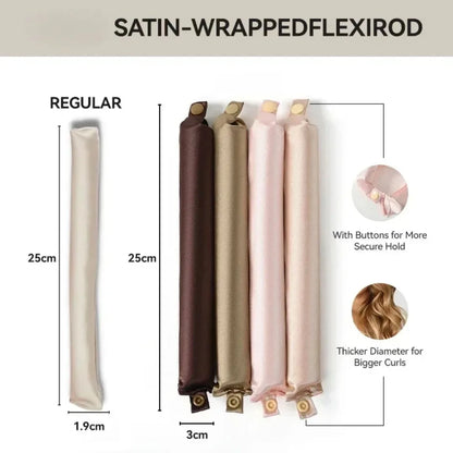 Faixa de cabelo com modelador de cachos sem calor